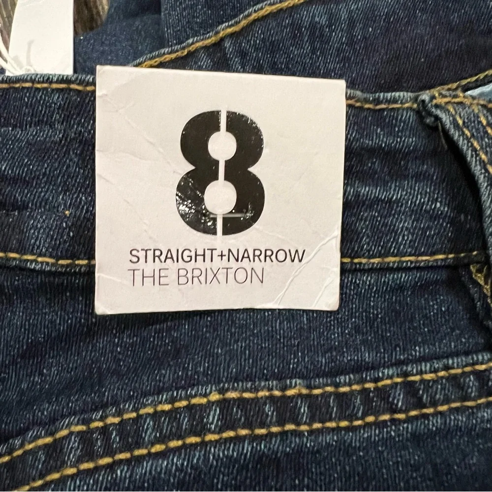 Joe’s Kids Brixton Straight Leg Jeans Stretch Denim Size 8 NWT Classic